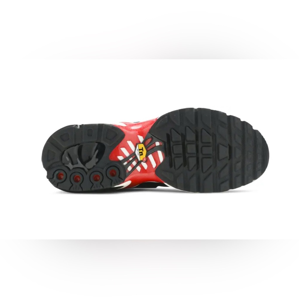 Nike Air Max Plus PRM TN Black Red Shoes Sneakers BV6116-001 Women's sz 7.5 - Picture 6 of 8